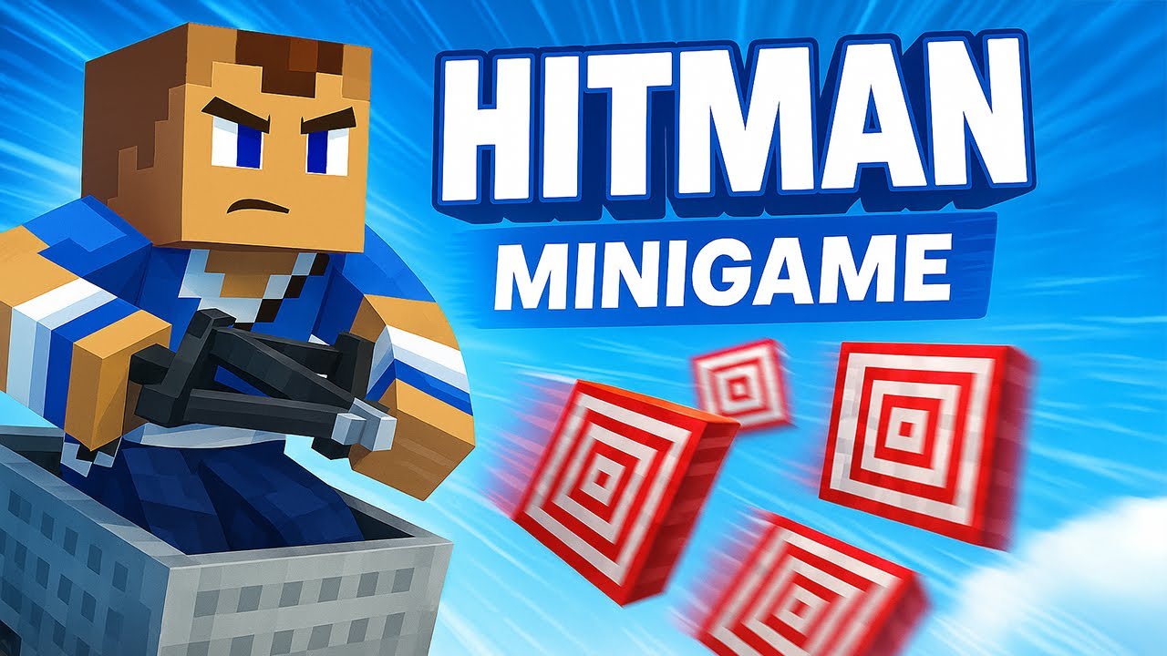 Hitman - Minecraft Minigame showcase - YouTube