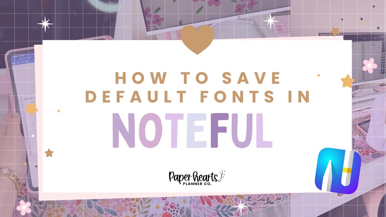 How To Save Default Fonts in Noteful