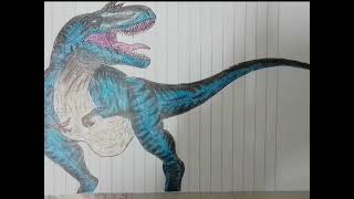 Dibujo Del Gorgosaurus Gordonwalking With Dinosaurs 3D