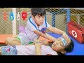 Kids play pretend Doctor take care Friend! Kids johny johny yes papa Song Children