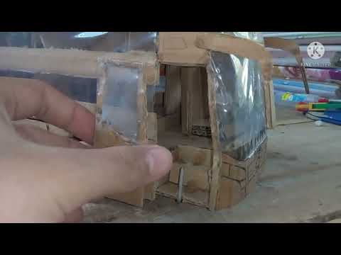 Video mô hình xe khách thaco Mobilehome đời 2019 bằng giấy... - youtube