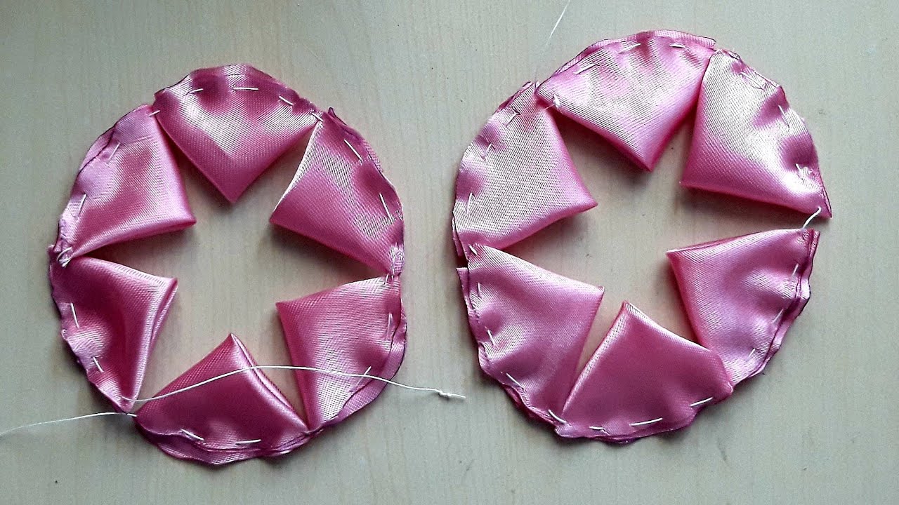 ❤Flor de Tecido de Cetim ❤Delicada e Super Linda de Viver ❤