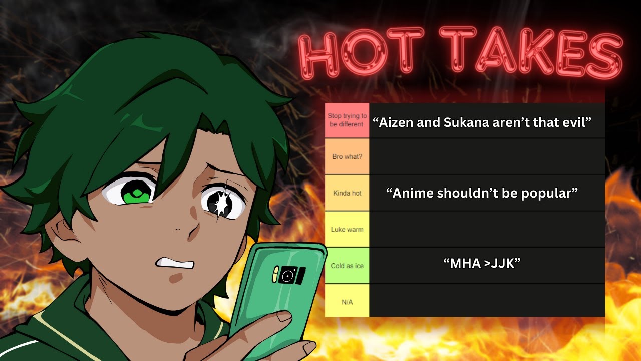 I Put My Friends Anime Hot Takes On a Tier