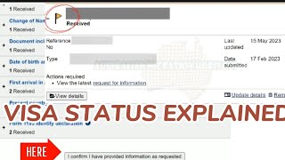 Australia Visa |  Visa Application Status | Immigration Request for more Information screenshot 1