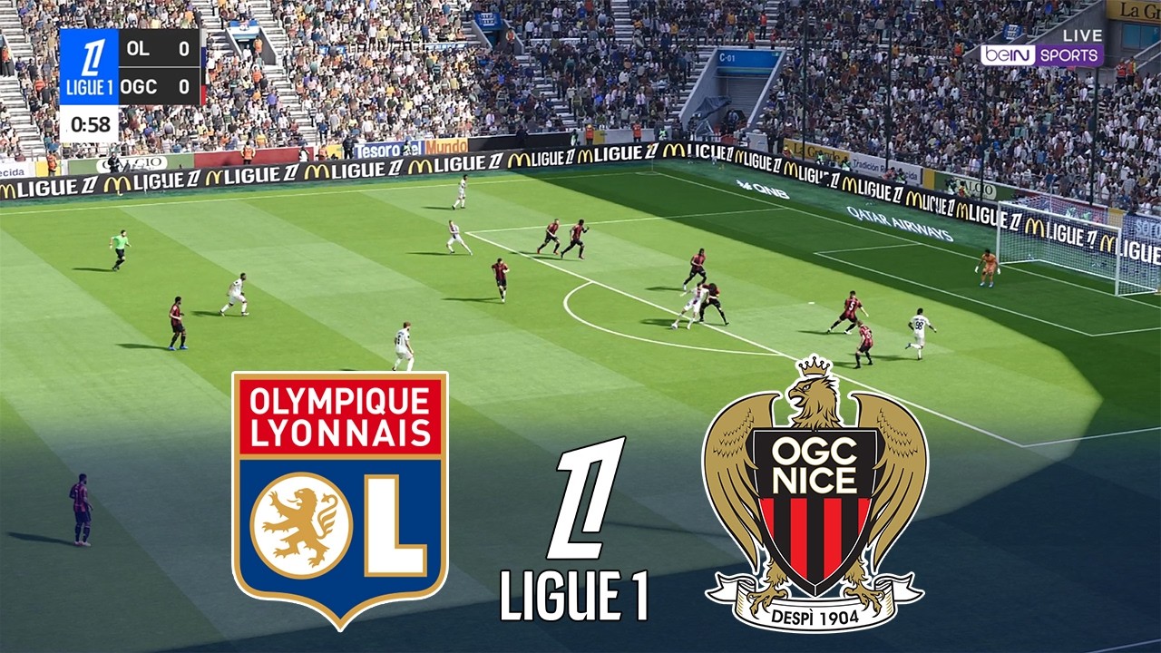 Лион против Ниццы | Лига 1 2025/26 | Полный матч, все голы
