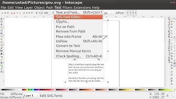 Inkscape Text In Frame