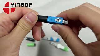 fiber optic SC/APC installation #fiber #fiberoptic #fiberconnector #opticalcable #fibercable