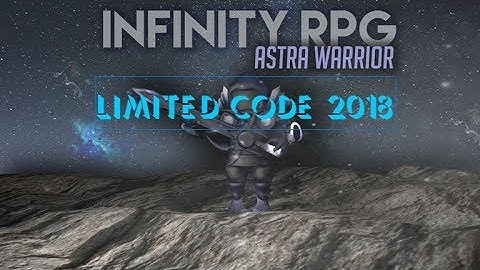 Limited Codes - Roblox Infinity RPG [2018]