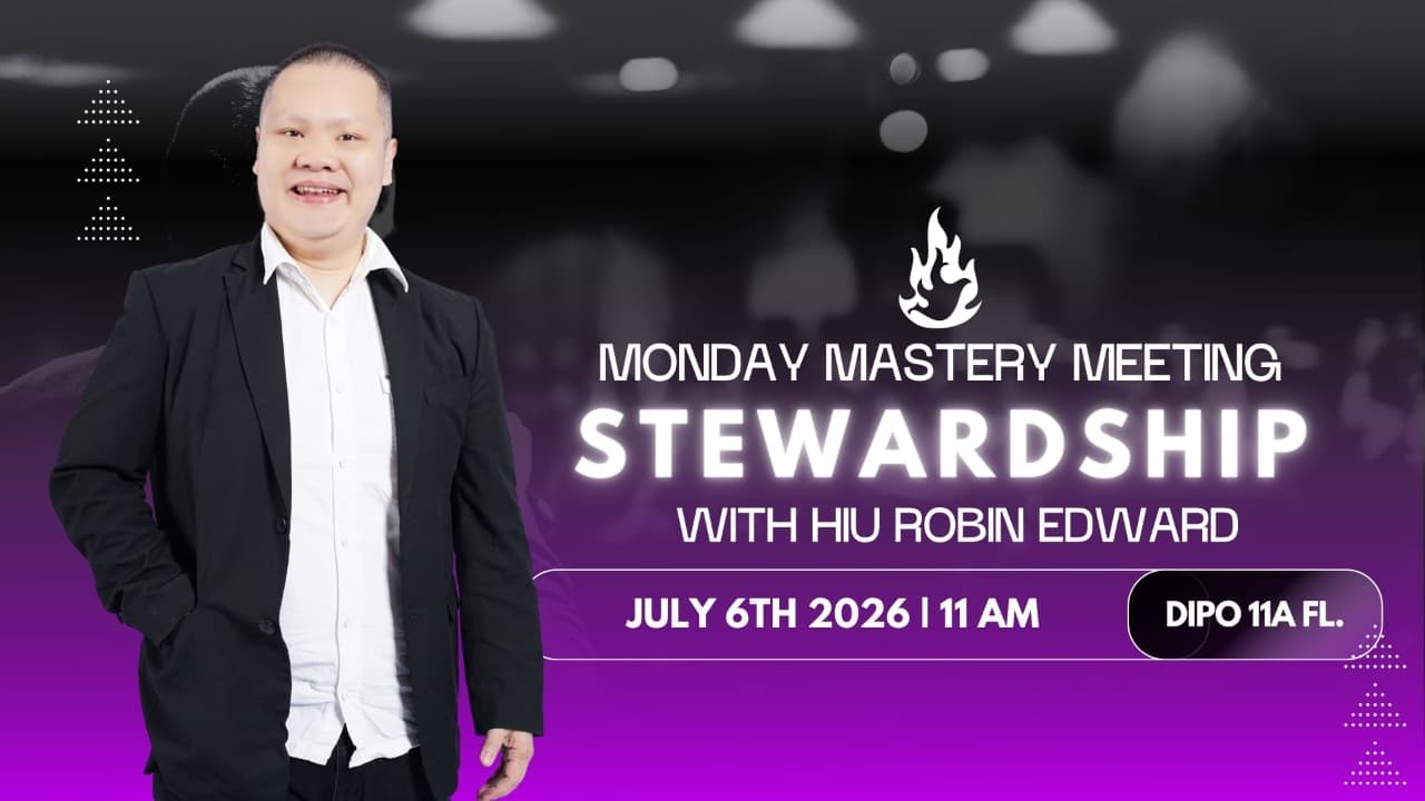MONDAY MASTERY MEETING - HIU ROBIN EDWARD