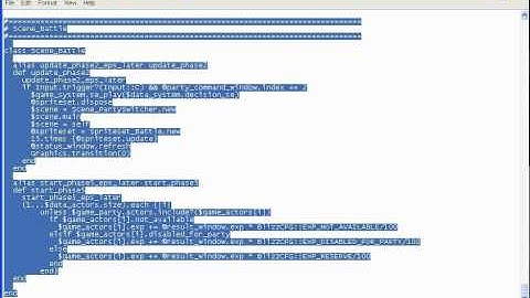 RMXP Advanced party switcher script tutorial