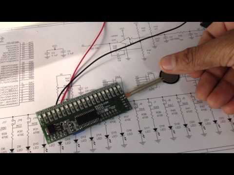 FLEX Sensor Display on Bar Graph