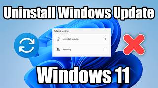 Uninstall Windows 11 Update