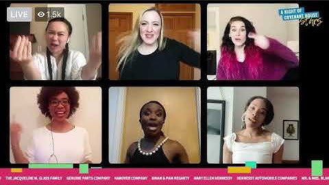 The Broadway Cast of Six: the Musical’s Virtual Megasix from ‘A Night of Covenant House Stars’