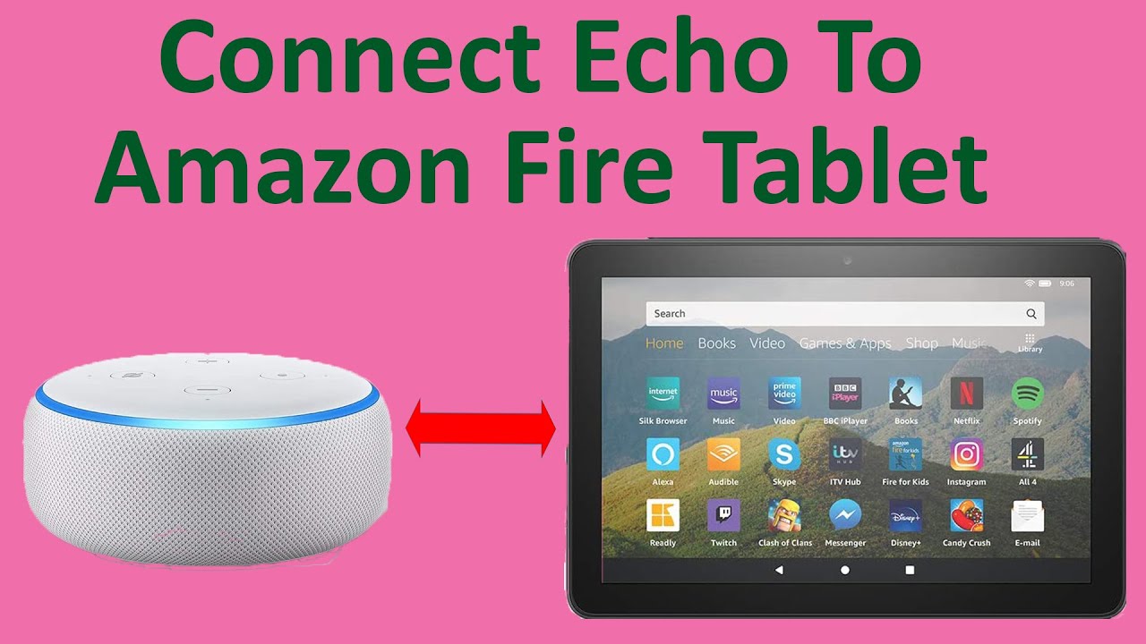 How To Connect Echo To  Fire Tablet 