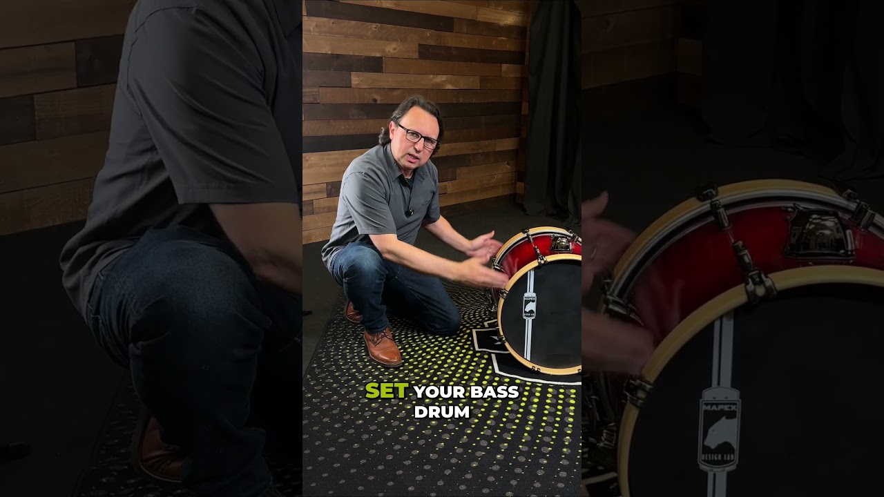 The bass drum spurs on Mapex Drums kits are designed for rock-solid stability and easy adjustability