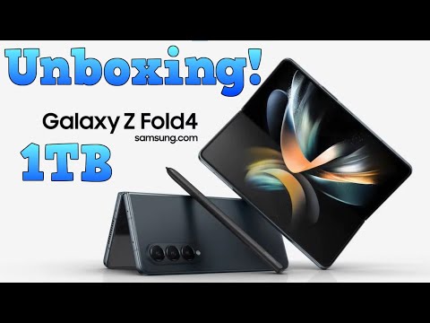 Samsung Galaxy Z Fold 4 1TB Unboxing & First Look | FOLDABLE