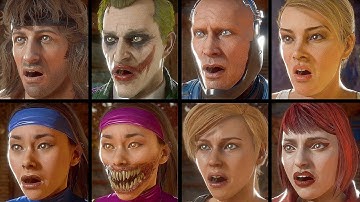 ALL Characters Reactions to Terminator Coming Back - MK 11@4K 60ᶠᵖˢ MAX Settings I RTX 4090✔