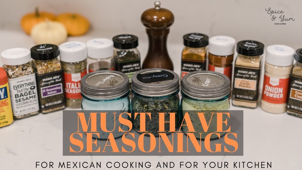 Must Have Seasonings (Spices) for Cooking