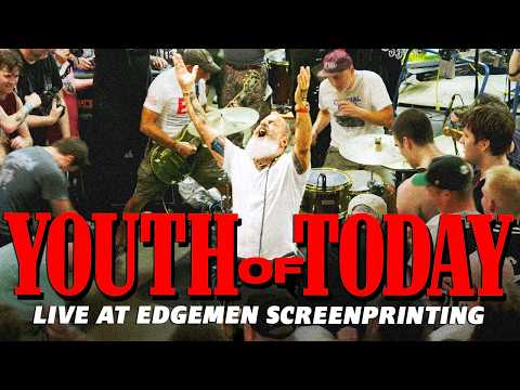 Youth of Today - Live at Edgemen Screenprinting (Full Set) | Tied Down Detroit 2026
