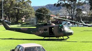 Huey Helicopter - Start up/take off - Australian Army/Navy 2025