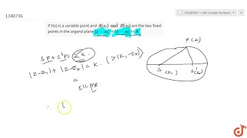 If P(z) is a variable point and `A(z_1)and B(z_2)` are the two fixed points in the argand plan