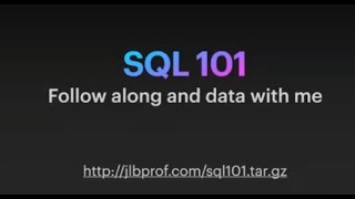 Houston.pm April 2020 meeting - SQL 101