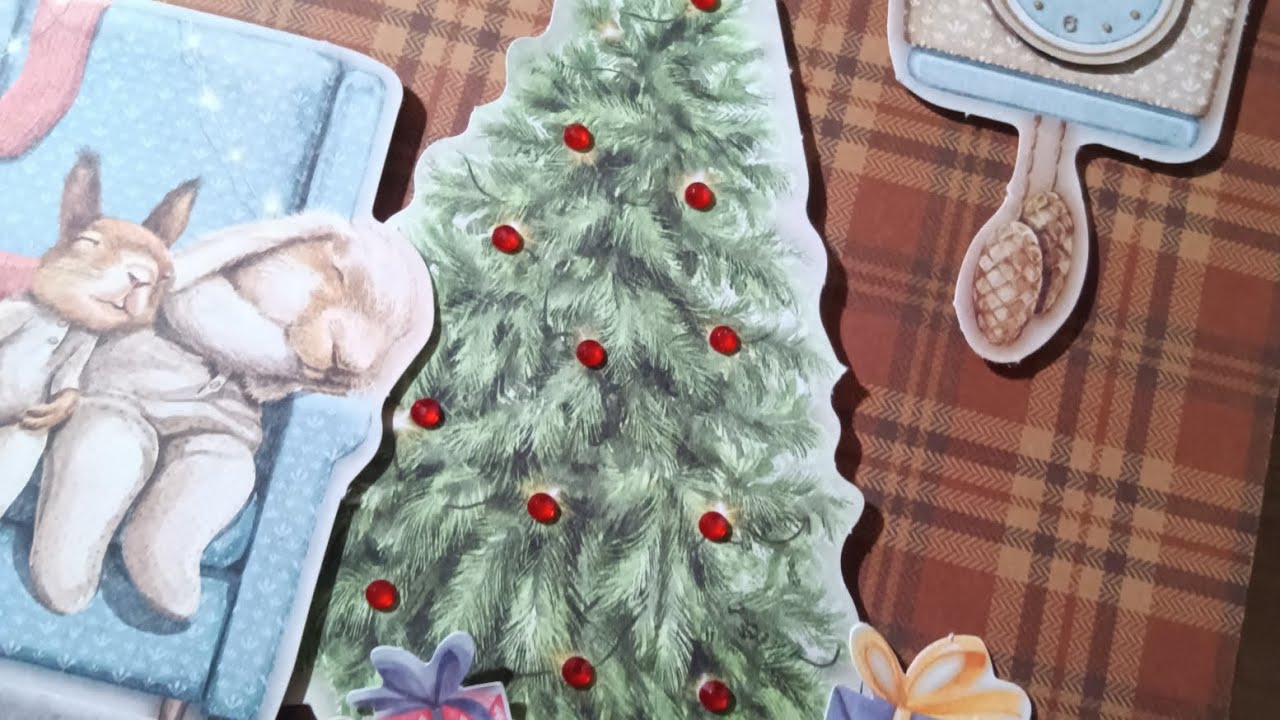 Album de Noël. Animaux de la forêt.