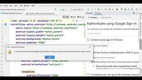 fixed Could not parse the Android Application Module