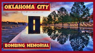 OKLAHOMA CITY BOMBING MEMORIAL (Raw Audio) Drone Video