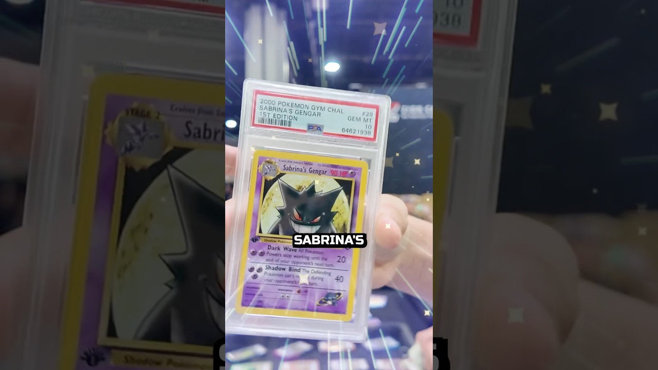 He came straight to my table for a Sabrina’s Gengar PSA 10 🤩 