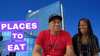 Places to Eat in Ocean Casino and Resort in Atlantic City like Wahlburgers and Ocean Steak!!
