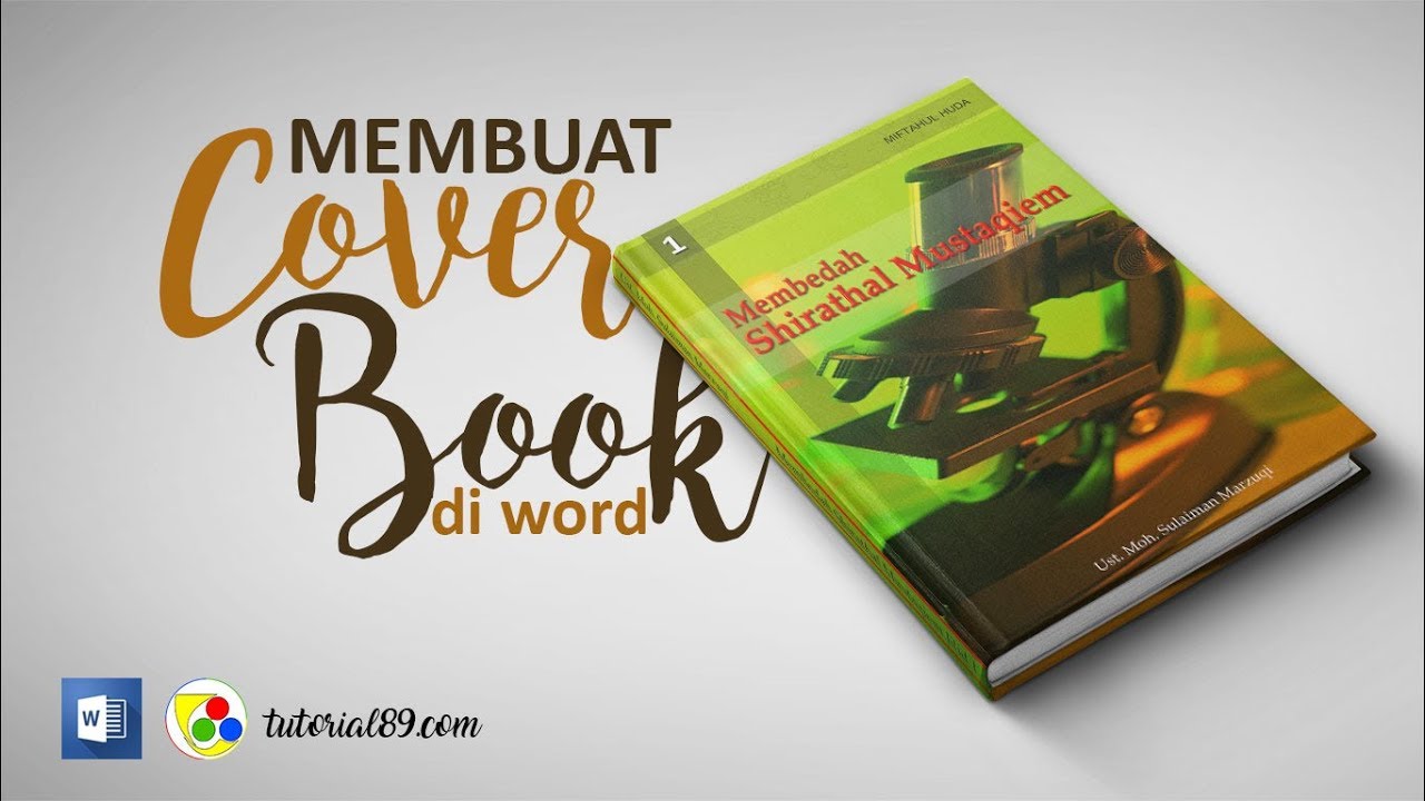 Cara membuat cover  buku  dengan  microsoft  word  tutorial89 