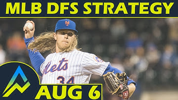Awesemo.com MLB DFS Strategy | Monday 8/6 | FanDuel & DraftKings