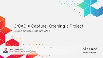 How to Start and Open the OrCAD X Capture Project