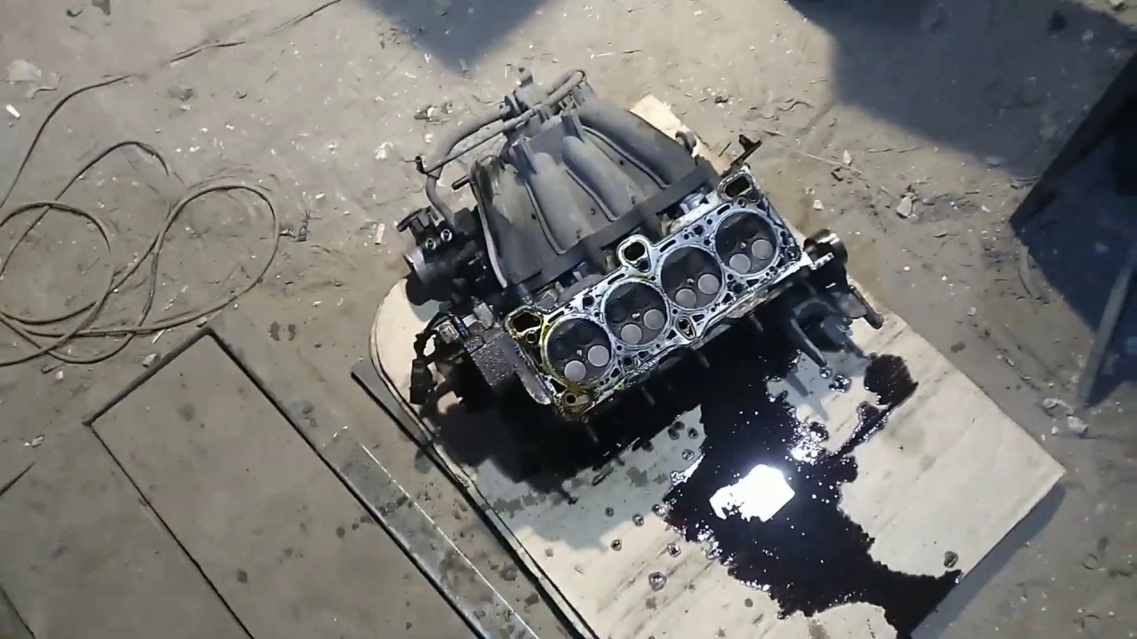 Жор масла на Киа Церато 1.6 двигатель G4ED - YouTube