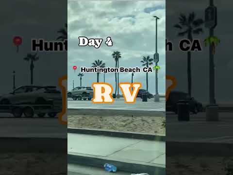 📍 Huntington Beach 🌴#shorts #beach #rv #キャンピングカー #キャンピングトレーラー #カリフォルニア #カリフォルニアスタイル