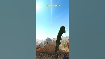 B Help Smoke From A Site On Dust 2 CS2 #shorts