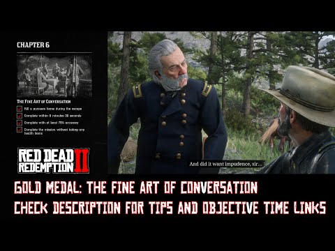 RDR 2: "The Fine Art of Conversation" Gold