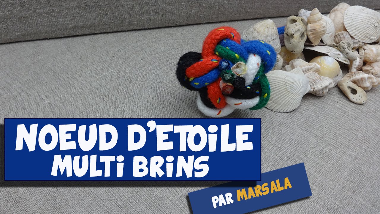 Noeud d'Etoile à plusieurs brins #noeud d'Arrêt # noeud Décoratif