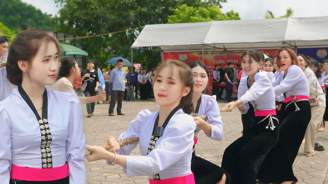 TẾT CỔ TRUYỀN " Xíp Xí " CỦA BÀ CON NGƯỜI DÂN TỘC THÁI TRẮNG QUỲNH NHAI SƠN LA CỰC VUI