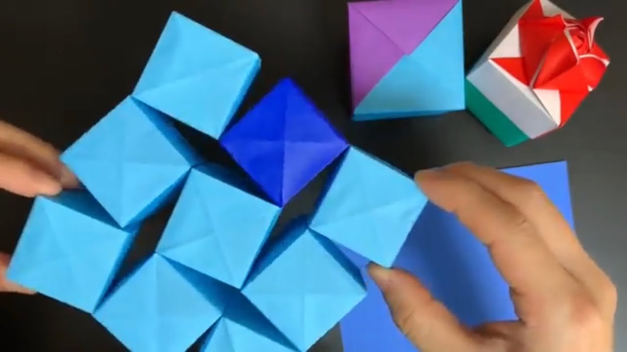 ペーパーマジック立体折り紙 変形する折り紙 マジックスパイラルスター⭐️を作ってみた