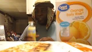 Wal-Mart orange early rise drink mix singles review