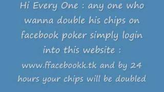 facebook texas hold'em poker chips hack