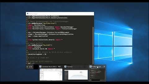 Dynamo Python - 실습(1)