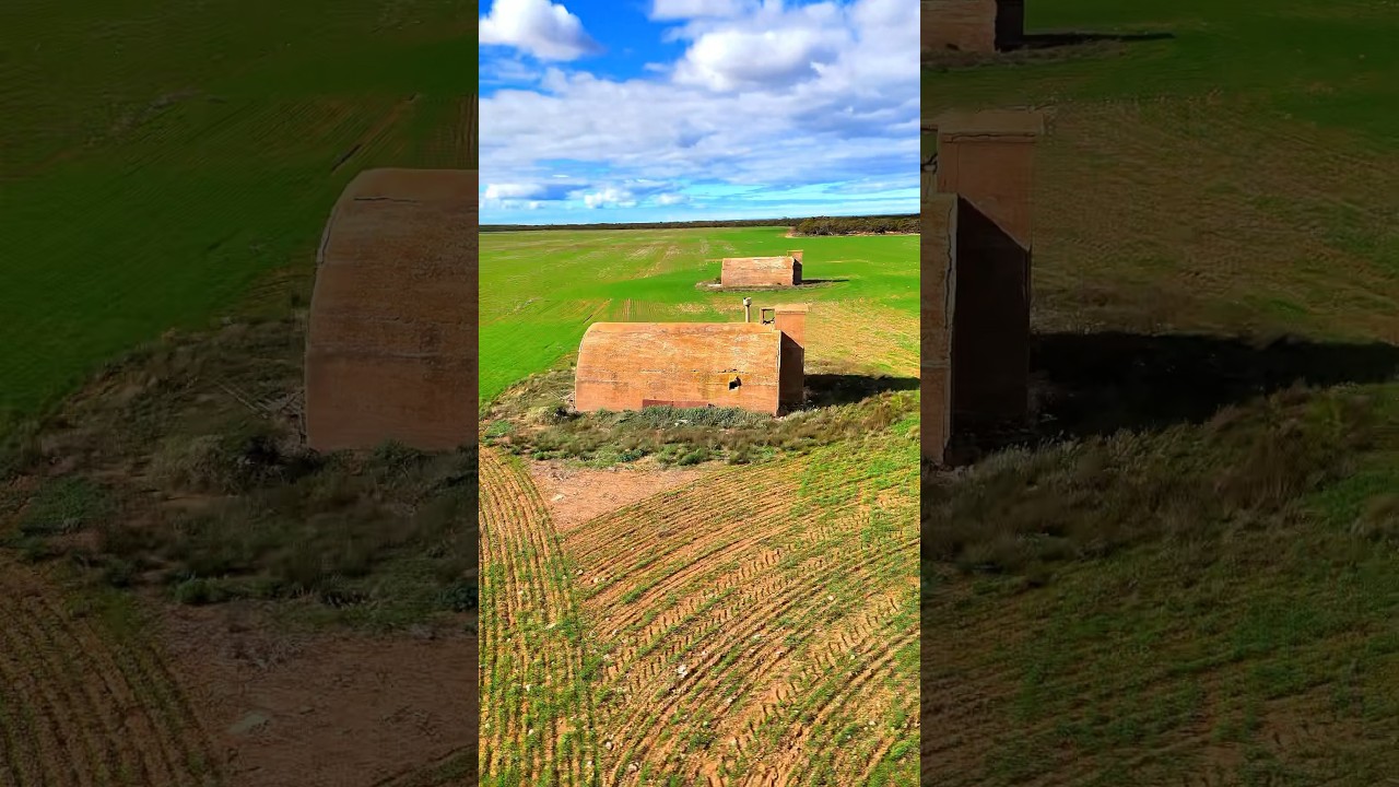 How are intriguing are these air raid shelters built in 1942 on the Eyre Peninsula for WWII 