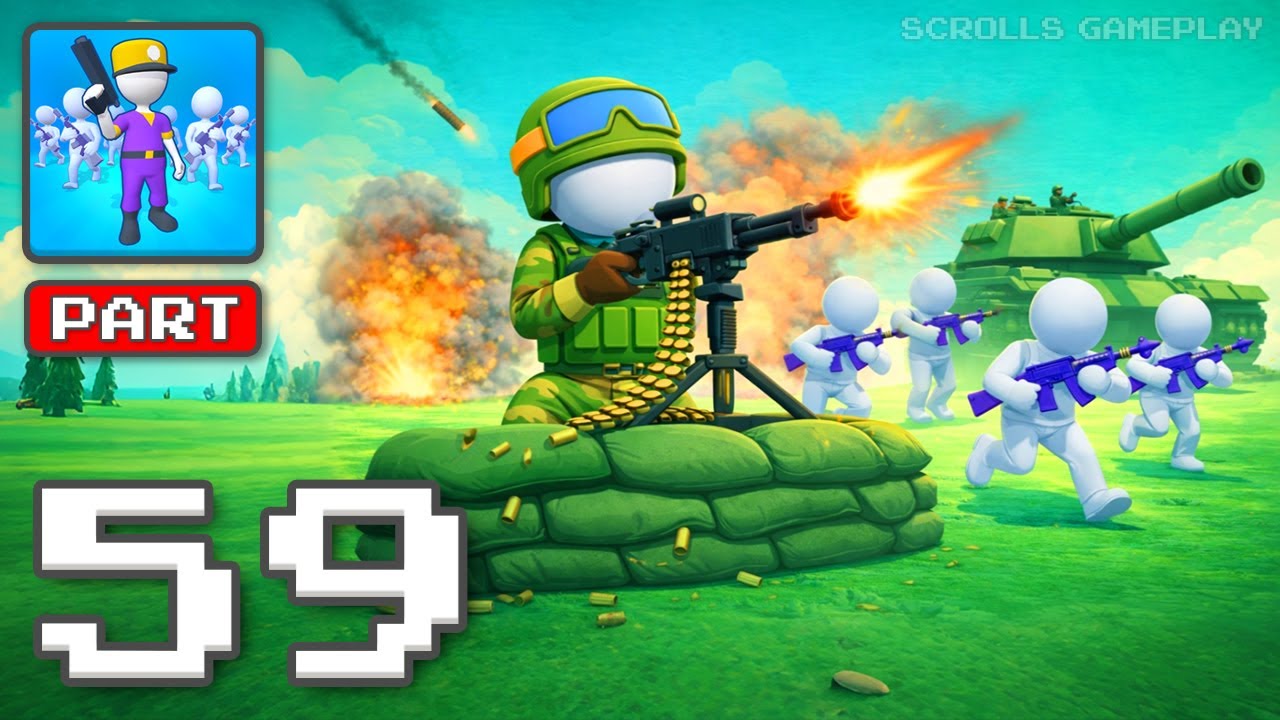 Army War Camp: Battle Game - Gameplay Walkthrough Part 59 - War Prep Decides Winners (iOS, Android)