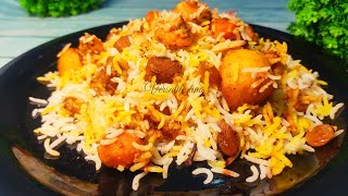 soyabin biryani recipe in bengali|| veg dum biryani without onion and garlic||Veg soyabean biryani