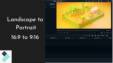 change aspect ratio from landscape to portrait (16:9 to 9:16) using Filmora... ready for shorts