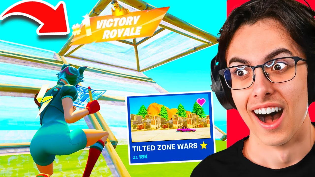 Destroying Kids In Tilted Zone Wars With The FASTEST EDITS...