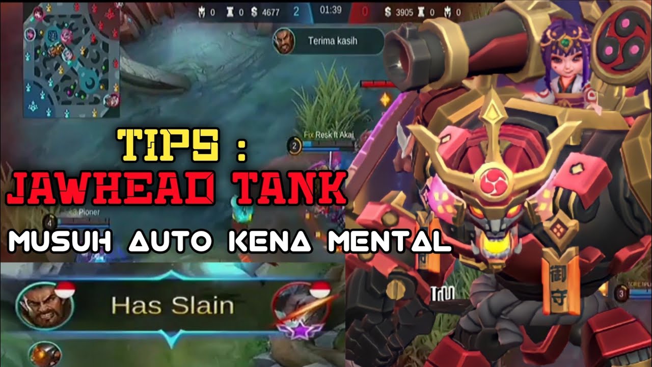 TIPS ROTASI JAWHEAD TANK DI EARLY GAME - MOBILE LEGENDS